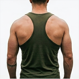 Camisetas sin mangas de algodón y poliéster transpirables con estampado serigráfico estilo Hip Hop para hombre, chaleco muscular, logotipo personalizado OEM/ODM - Product Image 2