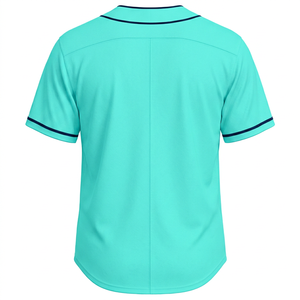 เสื้อเบสบอลพิมพ์ลายแบบกำหนดเองสำหรับผู้ชาย พร้อมชื่อและหมายเลข ระบายอากาศได้ดี ผลิตจากโพลีเอสเตอร์ 100% แขนสั้น โลโก้แบบกำหนดเอง ไซส์ใหญ่พิเศษ - Product Image 2