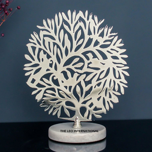 Escultura de estatua inspirada en flores para decoración del hogar, acento decorativo para oficina, baño, sala de estar, estantería, par de 2 piezas - Product Image 6