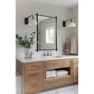 Trending Handmade Metal <b>Wall</b> <b>Mirror</b> Modern Premium Decorative Accent <b>Mirror</b> for Contemporary Living Room Bedroom Home Hotel <b>Wall</b> - Product Image 3