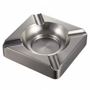 Cenicero de Metal Premium con Acabado Liso, Porta Cigarrillos para Tabaco, Decoración para Mesa de Hogar, Oficina u Hotel - Product Image 5