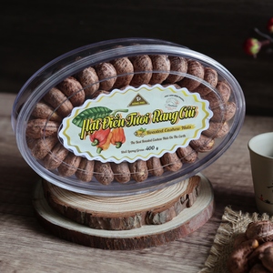 Noix de cajou grillées non décortiquées salées de qualité supérieure biologique en gros directement de l'usine W180 400g Boîte cadeau ovale Internationale - Product Image 1