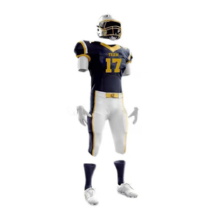 Achetez des vêtements de sport pas chers, uniformes de football américain personnalisés, design unique, couleur unie, légers, respirants, manches courtes, pour adultes - Product Image 4
