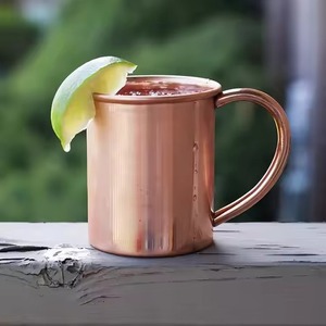 Copper Party Mug Stylish Drinking <b>Cup</b> for Cocktail Serving and Celebration Events - Product Image 4