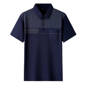 Camiseta Polo Lisa para Hombre, Calidad Premium, Transpirable, Cómoda, Ropa de Verano - Product Image 3