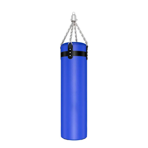 Sac de frappe lourd en cuir PU, conception durable pour l'entraînement aux arts martiaux, la boxe et le kickboxing - Sac suspendu personnalisé - Product Image 2