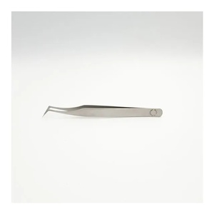 Pinzas para Pestañas Ryzer Studio de Acero Inoxidable de Precisión, 10 mm, Punta Suave, Herramientas Profesionales para Aplicación de Pestañas de Volumen - Product Image 2