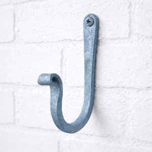 <b>Industrial</b> Wall Hook Wall Mounted Utility Hook Rustic Wall Hook Forged Iron Hook J Shape Wall Hook Heavy Duty Storage Hook - Product Image 3