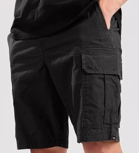 Fournisseurs OEM, vente en gros de shorts cargo pour hommes de haute qualité, sur mesure, en tissu 100% coton, taille élastique, shorts cargo d'été pour hommes - Product Image 1