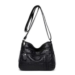Sac fourre-tout matelassé personnalisé en cuir véritable pour femme avec fermeture éclair, sac à main de shopping et de beauté, et sac de transport imprimé - Product Image 2