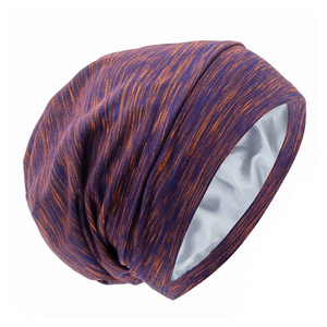 Bonnet en tricot doublé satin chaud pour cheveux naturels – Chapeaux d'hiver personnalisables avec service OEM/ODM - Product Image 1