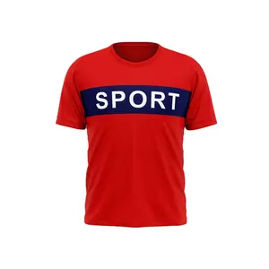 Niedriger Preis Polyester Sublimation T-Shirt für Unisex direkte Fabrik T-Shirts Profession elle T-Shirts