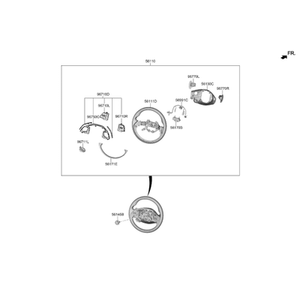Nouvelles commutateurs et commandes Niro 96700CV990FHV - Product Image 2