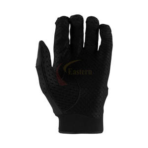 Guantes Deportivos Negros Transpirables con Diseño de Dedos Completos y Patrón Sólido para Entrenamiento y Ejercicio - Product Image 4