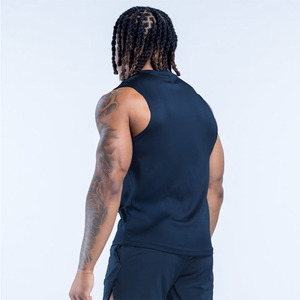 Débardeur de sport personnalisé pour homme, coupe ajustée, séchage rapide, anti-transpiration, pour l'entraînement - Product Image 5
