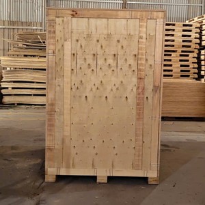 Industrial Wooden Vault with Access Door Heavy Duty Reusable Plywood <b>Storage</b> <b>Box</b> Custom OEM ODM Vietnam Factory - Product Image 6