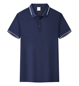 Polo personnalisé pour homme, blanc, manches courtes, 100% coton piqué, tricoté, décontracté, couleur unie, respirant, coupe classique, boutons - Product Image 3