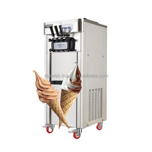 Machine à crème glacée molle commerciale pour les salons de crème glacée et les cafés, vente en gros - Product Image 2