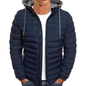 Veste d'hiver matelassée à capuche de marque de créateur, grande taille, pour hommes - Product Image 5