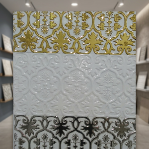 Sucre argent doré décoratif 30x60 carreaux muraux pour la maison 12x24 Designer troisième surligneur à feu attrayant intérieur céramique - Product Image 1