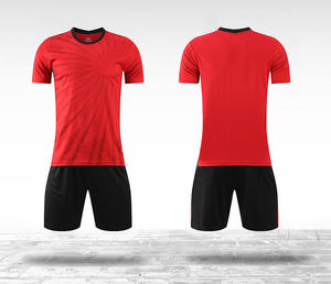 Ensemble de maillots de football personnalisés pour hommes, vert, manches courtes, sublimé, respirant, anti-transpiration, séchage rapide, coupe athlétique, uniforme d'été - Product Image 5