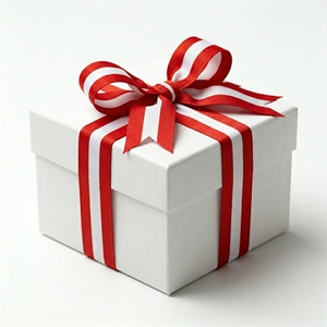 Ruban gros-grain rouge et blanc à rayures centrales de 25 mm (1 pouce) en gros pour la fabrication de nœuds pour cheveux, l'emballage cadeau, les fournitures de couture DIY, rouleaux de garniture - Product Image 5