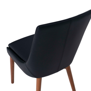 Silla de restaurante de madera con tapicería de tela y diseño moderno para decoración de conjuntos de muebles de restaurante de Indonesia - Product Image 6