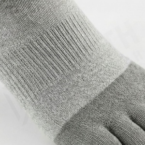 Five <b>Toe</b> Ankle <b>Socks</b> Gray Geometric Pattern Breathable <b>Running</b> Sport <b>Socks</b> <b>for</b> Adults Summer Knitted Spandex Polyester - Product Image 5