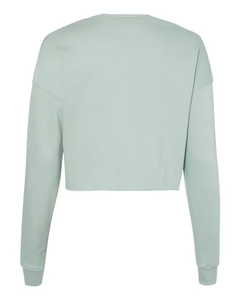 Trendy Women’s Oversized Crop Sweatshirt Long Sleeve Soft Fleece Casual Pullover Streetwear Fashion - Product Image 4