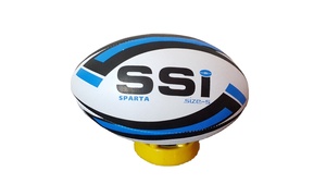 High Quality Size 5 Rugby Union Match <b>Ball</b> Custom Design with Strong Rubber Grip - Product Image 3
