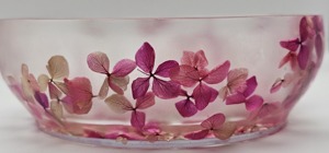 ชามแก้วโบโรซิลิเกตทนความร้อนสูง ดีไซน์ตกแต่งลายดอกไม้ ชามแบบสองชั้น - Product Image 4