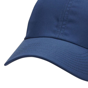 Blue 6-Panel Baseball Cap Adjustable Back Closure Unisex Casual Solid Color Twill Fabric Adult <b>Hat</b> - Product Image 3