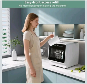 Lavavajillas Portátil de Sobremesa con Pantalla a Color y 5 Configuraciones de Platos - Product Image 2