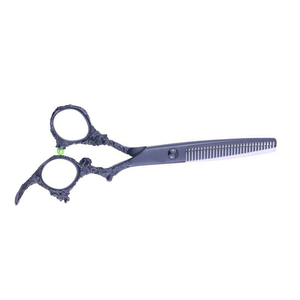 Tijeras Profesionales de Acero Inoxidable de 6.5 Pulgadas con Hoja Recta para Corte de Cabello en Salón y en Casa, Producto de Belleza - Product Image 2