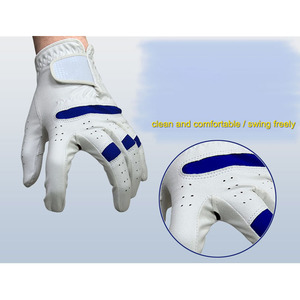 Gants de golf en cuir de cabretta de qualité supérieure, personnalisés, antidérapants, pour hommes, usage sportif, fermeture à boucle, haut de gamme, authentiques - Product Image 3