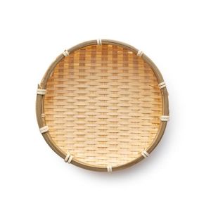 Cesta de bambú plana superventas para elegantes aperitivos, comida para llevar y almacenamiento de cosméticos. - Product Image 6