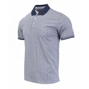เสื้อยืดแขนสั้นผู้ชายผ้าใยไผ่ 100% ป้องกันรอยยับ สำหรับธุรกิจ กอล์ฟ ลายเรียบ ผ้าถัก - Product Image 3