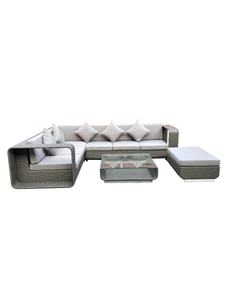 Modern Design Poly Rattan Outdoor <b>Furniture</b> <b>Set</b> with Aluminum Frame Versatile Garden Sofas for Villa Hotel Patio & Workshop Use - Product Image 4