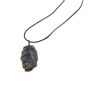 Colgantes de cuarzo y alambre para envolver, piedra de cristal, el mejor oferta - Product Image 3