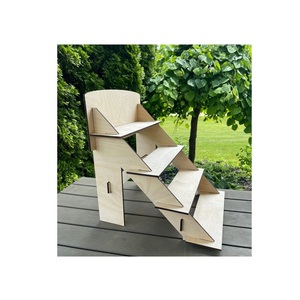 Soporte Decorativo de Madera Hecho a Mano para Cupcakes, Exhibición de Pasteles, Mesas de Postres, Decoración para el Hogar, Panadería y Fiestas - Product Image 6