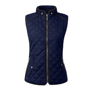 Chaleco Acolchado Negro para Mujer 2026 con Forro Polar y Bolsillos con Cremallera, Chaleco Ecuestre para Invierno - Product Image 2