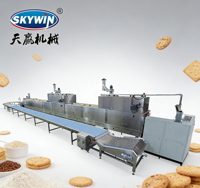 Ligne de production automatique de biscuits à grande vitesse la plus vendue pour les usines de biscuits commerciales, équipement de fabrication de biscuits durs et mous