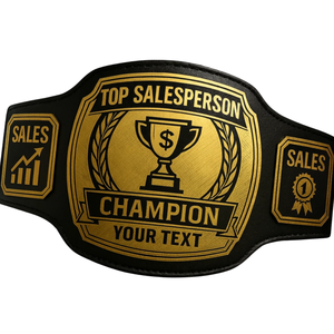 Ceinture de champion personnalisée pour les meilleurs vendeurs, trophée de récompense de vente personnalisé, ceinture sportive de haute qualité, cadeaux d'entreprise uniques - Product Image 5
