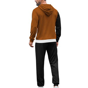 High Quality ARTIZ INTERNATIONAL <b>Mens</b> Streetwear 2 1 Solid Printed Eco-Friendly Breathable Heavy Fleece 100% Cotton Hoodie Cargo - Product Image 2