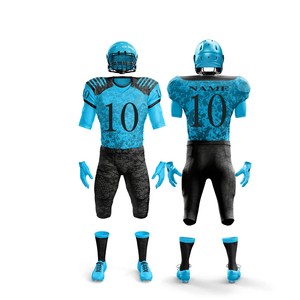 Uniformes de fútbol americano al por mayor de secado rápido, OEM, con diseño personalizado, número, transpirables, de malla, para equipos juveniles. - Product Image 3