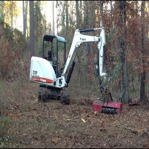 Professional Bobcats Crawler Mini Excavator <b>Mulcher</b> Bagger PLC Hydraulic Pump Engine 1000W High Efficiency Powerful Equipment - Product Image 1