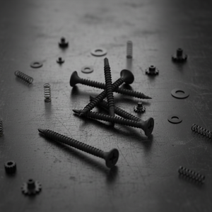 Tornillos Métricos de Acero al Carbono Negro, Rosca Gruesa, Cabeza Pan, Clase 8.8 - Product Image 2
