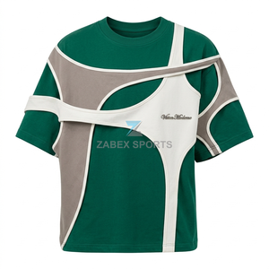 เสื้อยืดโอเวอร์ไซส์ลายกราฟิกคุณภาพสูงสำหรับผู้ชาย ผ้าฝ้ายระบายอากาศดี แฟชั่นฤดูร้อน ทรงหลวม สั่งทำได้ - Product Image 1