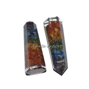 Pierre Semi-Précieuse Artisanat Amazonite Orgonite Obélisque pour la Guérison - Product Image 4