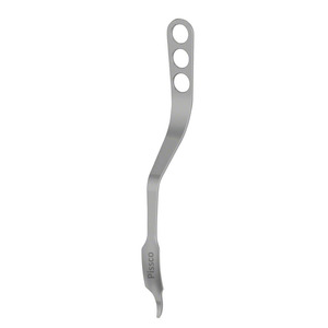 Retractor de cadera con palanca ósea curva PISSCO, retractor quirúrgico de palanca ósea para cirugía de cadera, 1 unidad de acero inoxidable - Product Image 3